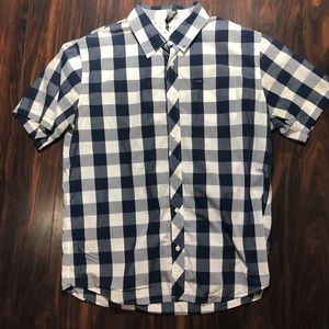 RVCA men’s plaid shirt x large